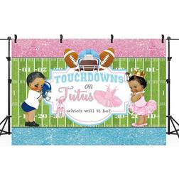 Riyidecor Boys Girls Backdrops Gender Reveal