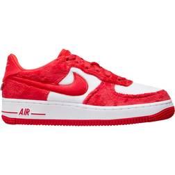 Nike Air Force 1 GS - Fire Red/White/Pink Foam/Light Crimson