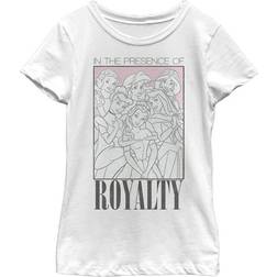 Disney Girl's In the Presence of Royalty Graphic Tee - White