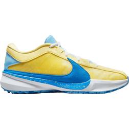 Nike Giannis Freak 5 M - Soft Yellow/White/Light Laser Orange/Light Photo Blue