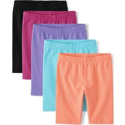The Children's Place Girl's Bike Short 5-pack - Pink Glow