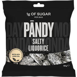 Pandy Salty Liquorice Candy 50g 1pakk