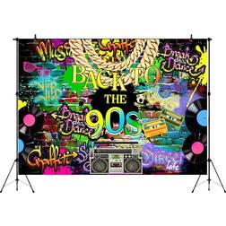 Aperturee The 90s Hip Hop Backdrop 7x5ft