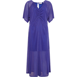 Noella Vienna Midi Dress - Dark Blue