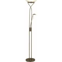 Brilliant Ollie White/Brass Bodenlampe 180cm