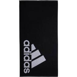 Adidas DH2866 Badezimmerhandtuch Weiß, Schwarz (140x70cm)