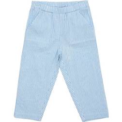 Copenhagen Colors Seersucker Pants - Sky Blue w Cream Stripe