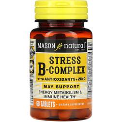 Mason Natural Stress B-Complex With Antioxidants+Zinc 60