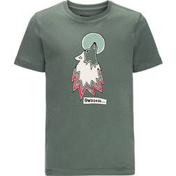 Jack Wolfskin Kid's Wolf & Van TB T-shirt - Hedge Green