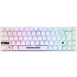 Higround SNOWSTONE Base 65 Hotswap Gaming Keyboard (Nordic)