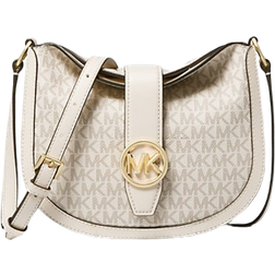 Michael Kors Gabby Small Signature Logo Hobo Crossbody Bag - Lt Crm Multi