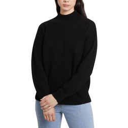 ASKET The Mock Neck Sweater - Black