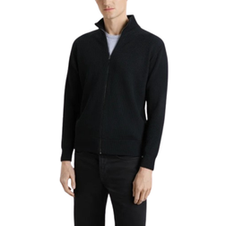 ASKET The Merino Zip Cardigan - Black