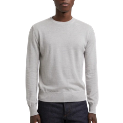 ASKET The Merino Sweater - Light Grey