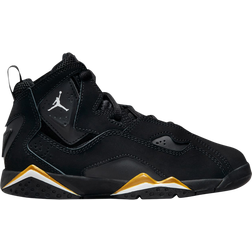 Nike Jordan True Flight PS - Black/Metallic Gold/White