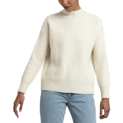 ASKET The Mock Neck Sweater - Creme