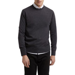 ASKET The Merino Sweater - Charcoal Melange