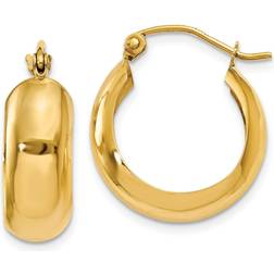 Primal Gold Wide Hoops - Gold