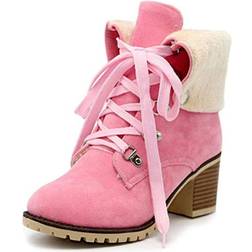 So Simpok Lace Up Boot - Pink