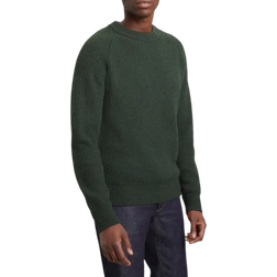 ASKET The Heavy Wool Sweater - Dark Green