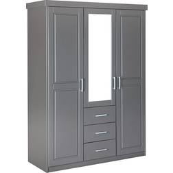 Inter Link Norwin Grey Kleiderschrank 140x190cm