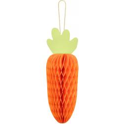 PartyDeco Honeycomb Balls Carrot Paper 20cm