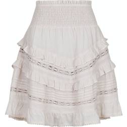 Neo Noir Donna S Voile Skirt - Ivory