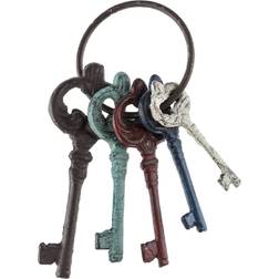 Everydecor Colorful Cast Iron Key Ring - Multicolour