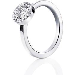 Efva Attling Wedding & Stars Ring - Silver/Diamonds