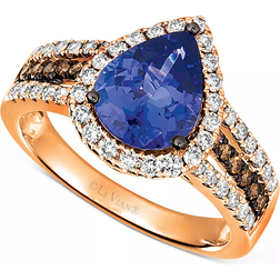 Le Vian Blueberry Ring - Rose Gold/Diamond/Blue/Brown