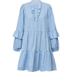 A-View Karin Dress - Blue/White Stripe