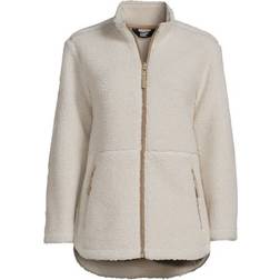 Lands' End Teddy Jacket For Women - Bright Stone