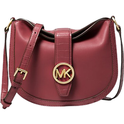 Michael Kors Gabby Small Hobo Crossbody Bag - Dark Cherry