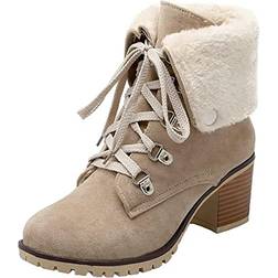 So Simpok Lace Up Boot - Beige