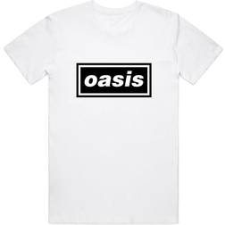 Oasis Decca T-shirt Unisex - White