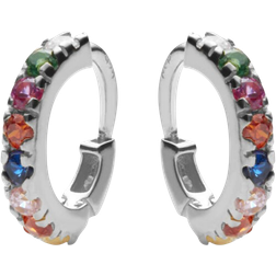 Maanesten Nubia Color Earrings - Silver/Multicolour
