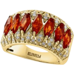 Effy Women's Ring - Gold/Diamonds/Orange
