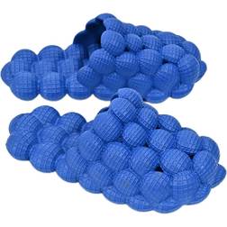 Funny Massage Bubble Ball Spa Slippers - Blue