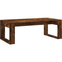 vidaXL Engineered Wood Smoked Oak Coffee Table 19.7x40.2"