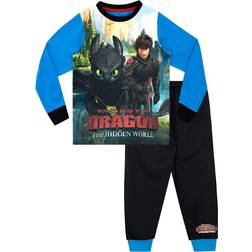 Dreamworks Boy's How to Train Your Dragon Pajamas - Blue