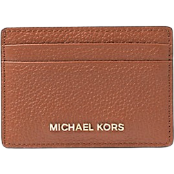 Michael Kors Pebbled Leather Card Case - Luggage