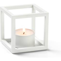 Audo Copenhagen Kubus White Candle Holder 2.8"