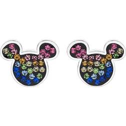 Disney Mickey Mouse Earrings - Silver/Multicolour