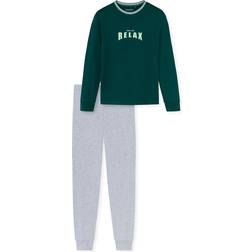 Schiesser Teens Nightwear Pajamas - Dark Green