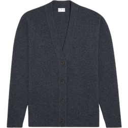 ASKET The Wool Cardigan - Charcoal Melange