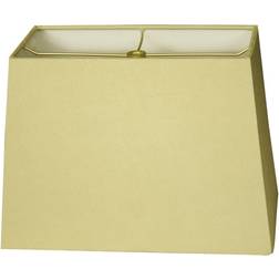Bed Bath & Beyond Rectangle Hard Antique Gold Shade 9"