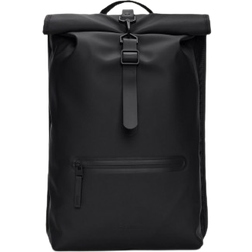 Rains Rolltop Rucksack - Black