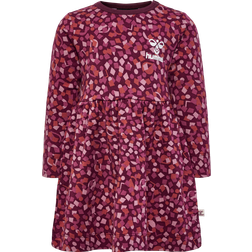 Hummel Confetti Dress L/S - Windsor Wine (215504-3430)
