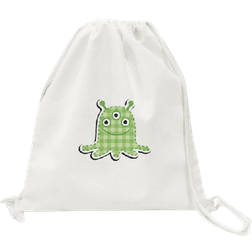 DIYthinker Universe & Alien Monster Backpack - White