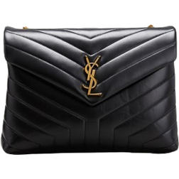 Saint Laurent Loulou Medium Shoulder Bag - Black